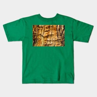 Eucalyptus bark closeup Kids T-Shirt